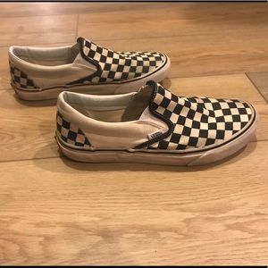 black and white checker vans!!